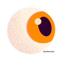 ToyFactoryPR halloween scary spooky eye Sticker