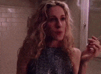 Sad Carrie Bradshaw GIF
