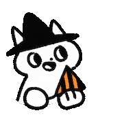 Cat Party Sticker