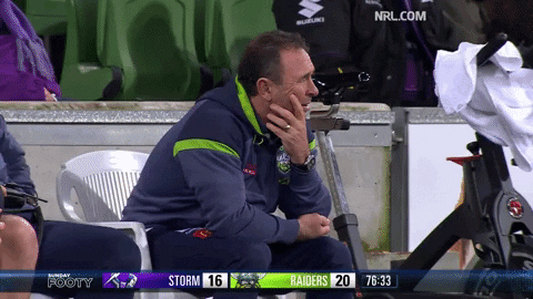 Ricky Stuart Nrl GIF by Canberra Raiders