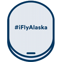 Sticker by Alaska Airlines
