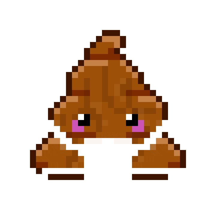 Art Shitting Sticker by Poopies.io