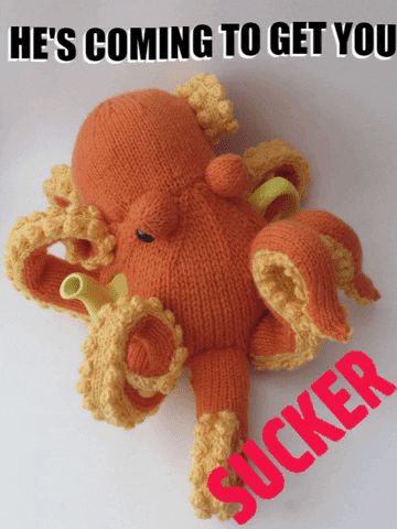 Octopus Sucker GIF by TeaCosyFolk