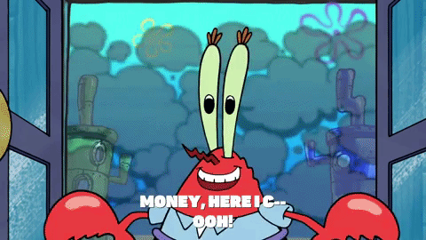 season 9 safe deposit krabs GIF by SpongeBob SquarePants
