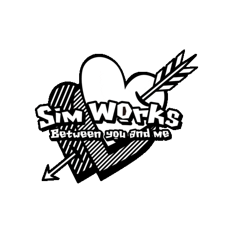 SimWorks giphygifmaker heart sw simworks Sticker