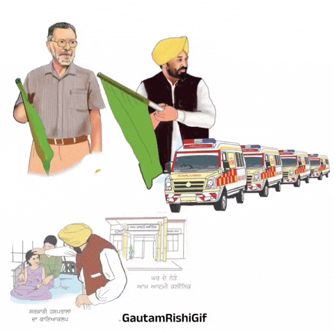 GautamRishi79 health punjabi ambulance punjab GIF