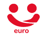 eineurohilft sticker smiley charity dusseldorf Sticker