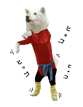 dog human STICKER