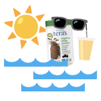 Whey Protein Summer Sticker by simply tera's