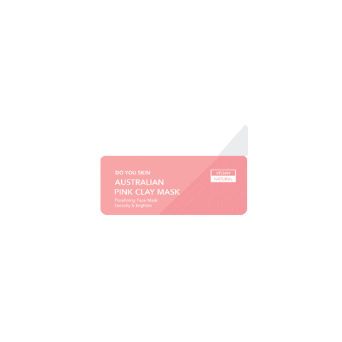 doyouskin giphyupload pink skincare mask Sticker