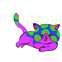 Art Cat Sticker