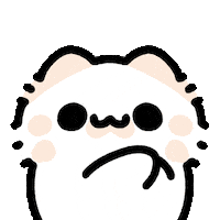 Cat No Sticker by MYAOWL