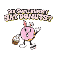 Easter Bunny Sticker by DonutNV