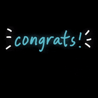 Celebration Typography GIF