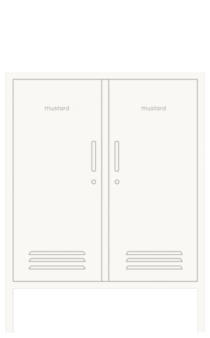 Locker Midi Sticker by mustard made