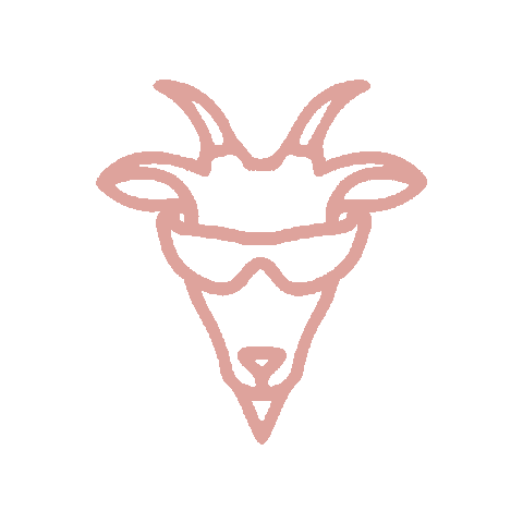 MamakaBali giphyupload pink coffee goat Sticker