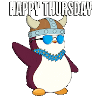 Penguin Thursday Sticker by Pudgy Penguins