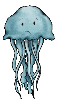 Ocean Jelly Sticker by AngelinaBorgwardt