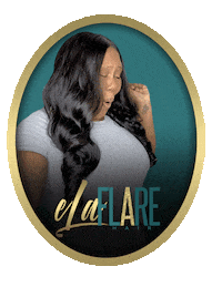 elaflarehair hair elaflarehair elaflare hair raw hair Sticker