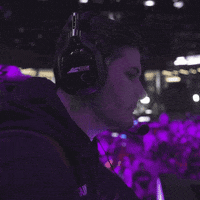rokkr look esports eye contact pew pew GIF