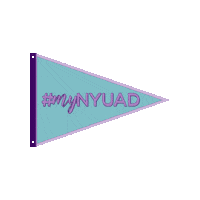 NYUAbuDhabi nyu violet pride nyuad nyu abu dhabi Sticker
