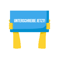 Abstimmung Unterschrift Sticker by Radentscheid Bayern