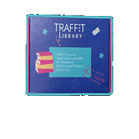 Books Biblioteka Sticker by TRAFFIT