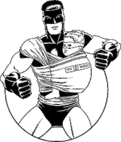 loveradius baby superhero dad superman Sticker