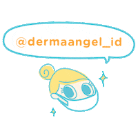dermaangel_id masker jerawat dermaangel maskne Sticker