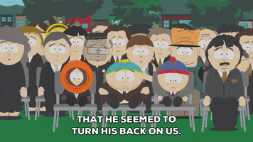 sad eric cartman GIF by South Park 