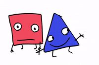 LilacsDrawings slap hit shapes square GIF