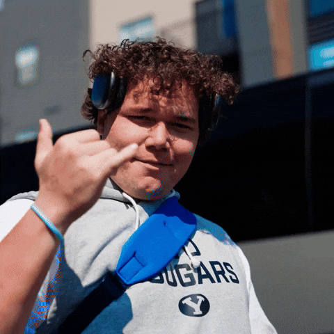 Byu Football GIF by BYU Cougars