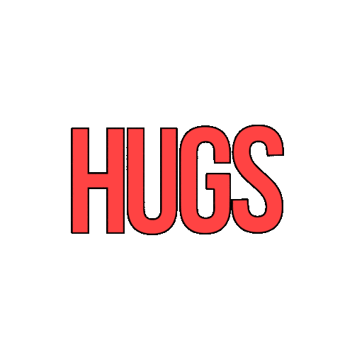 Hugs Hugging Sticker