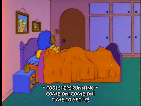 disturb homer simpson GIF