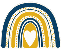 Rainbow Down Syndrome Sticker