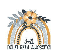 Down Syndrome T21 Sticker