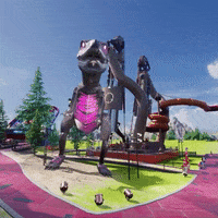 Destroy T-Rex GIF by BANDAI NAMCO