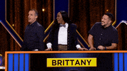 tbsnetwork laughing tbs finger guns gameshow GIF