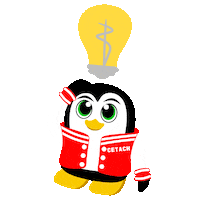 School Penguin Sticker by Complejo Cetach