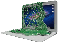 3D Computer Sticker by Vince Mckelvie