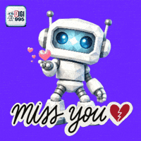 Miss You Animated Gif GIF by Digi 995