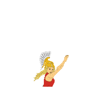 thethingaboutgreece greece climbing athena greek gods Sticker