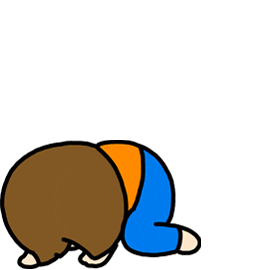 Sorry Fatty Sticker by Plastic Thing