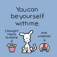 Be Yourself I Love You GIF by Chippy the Dog