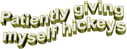 hickey flirting Sticker by AnimatedText
