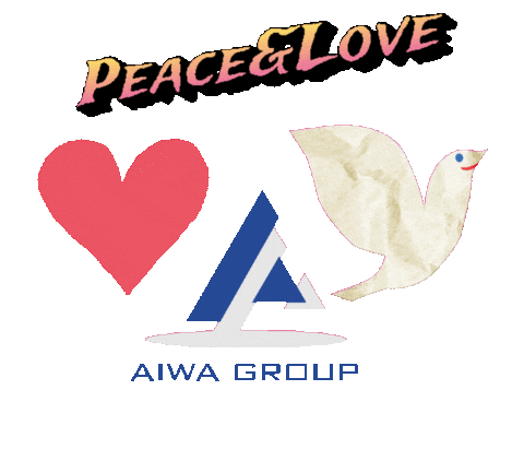 Peacelove Sticker by Aiwa Group