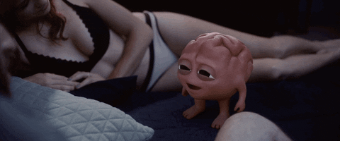Brain Pillow Talking GIF by Lil Dicky