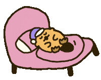 Sea Otter Sleeping Sticker by takadabear