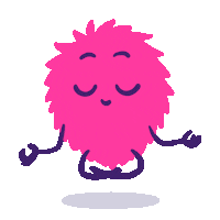 SkritterHQ yoga meditation calm zen Sticker