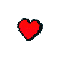 Heart Beating Sticker by plus polska